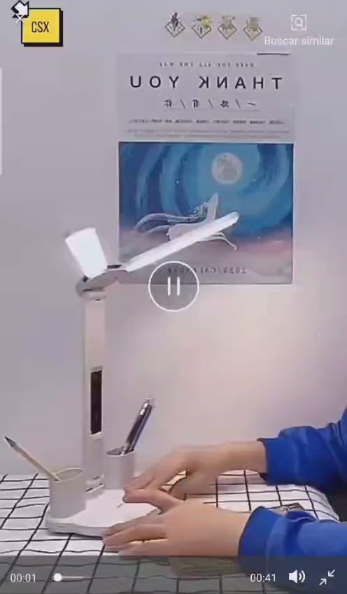 Lámpara de escritorio LED multifuncional