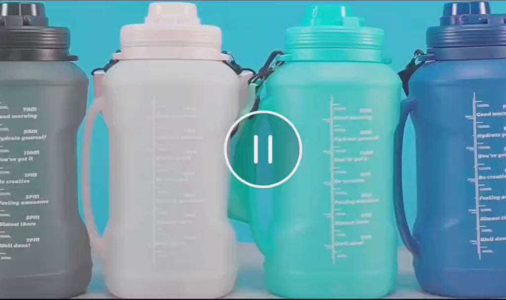 Botella de agua plegable de silicona 2.0 L